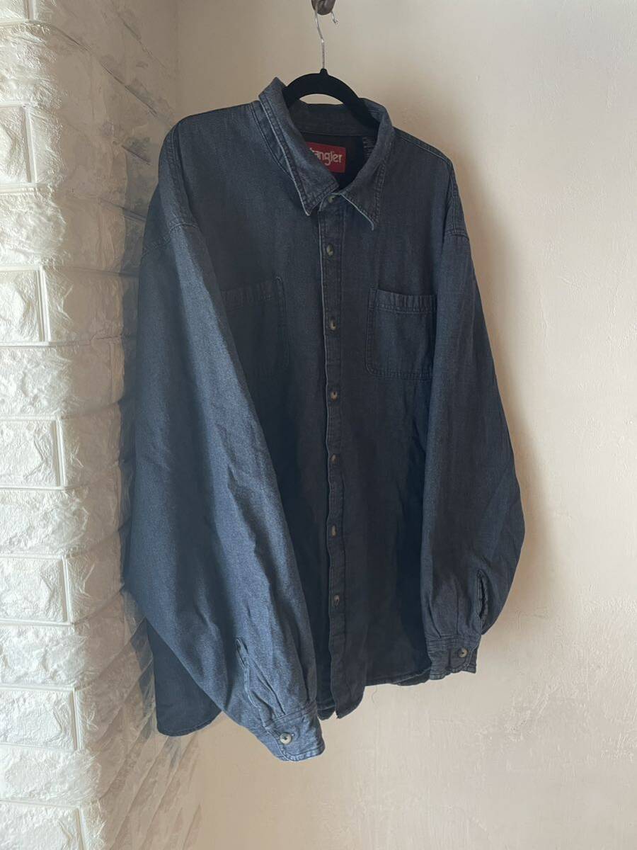 90s〜 ラングラー デニム キルティング 中綿 ジャケット ワークシャツ 検索 ヴィンテージ USA us army リーバイスold 70s 60s y2k 大戦拍卖