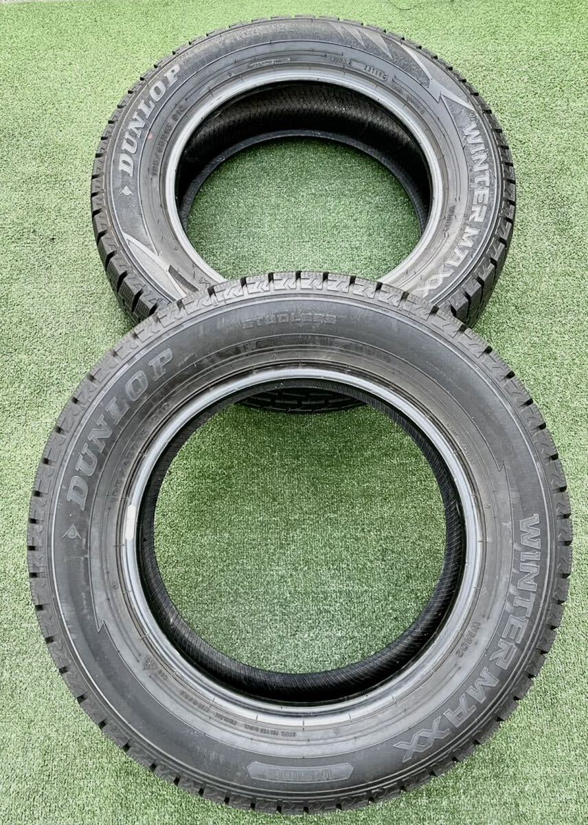 DUNLOP WINTERMAXX 195/65R15 2本のみ★プリウス ウィッシュ プレミオ レガシィ インプレッサ エスクァイア セレナ ステップワゴン等に拍卖