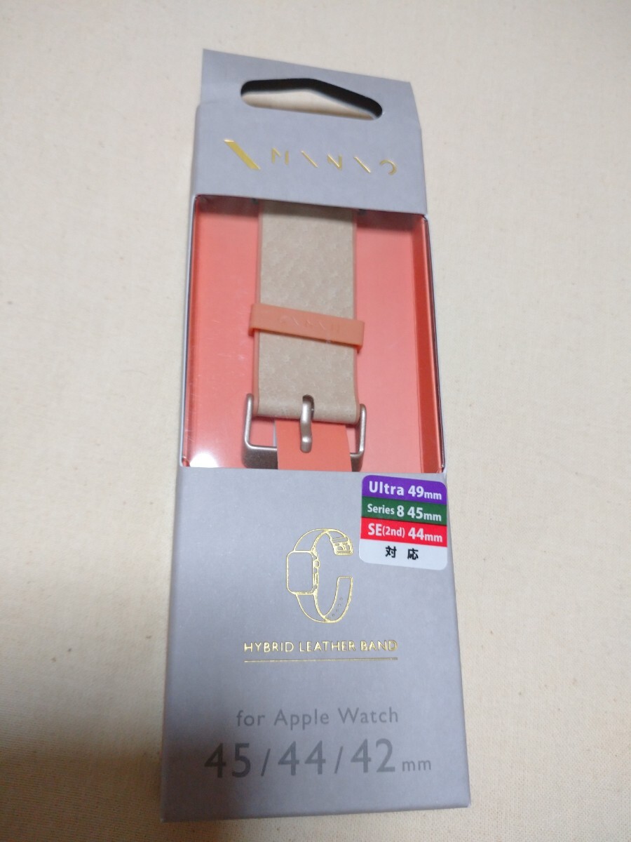Apple Watch 45 44 42mm ハイブリッド レザーバンド 069拍卖