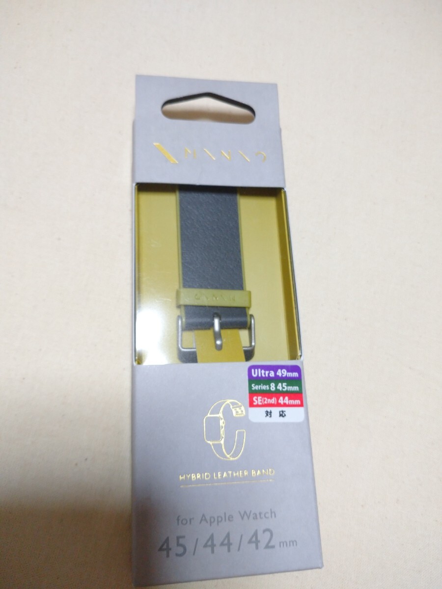 Apple Watch 45 44 42mm ハイブリッド レザーバンド 021拍卖