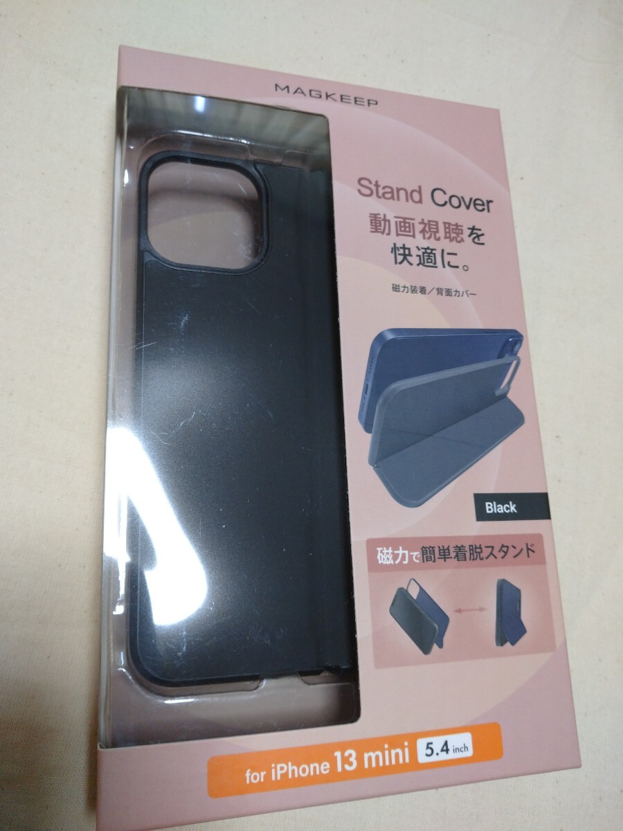 iPhonemini ブラック スマホ standcover 575拍卖