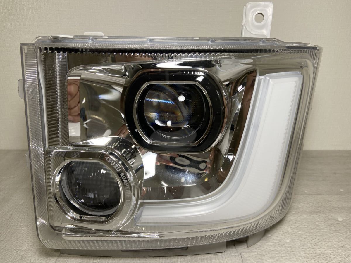 【良品 破損なし】いすゞ 純正 ギガ LED ヘッドライト 左側 イスズアダプティブLEDライティング KOITO100-2198R 刻印チ ISUZU拍卖