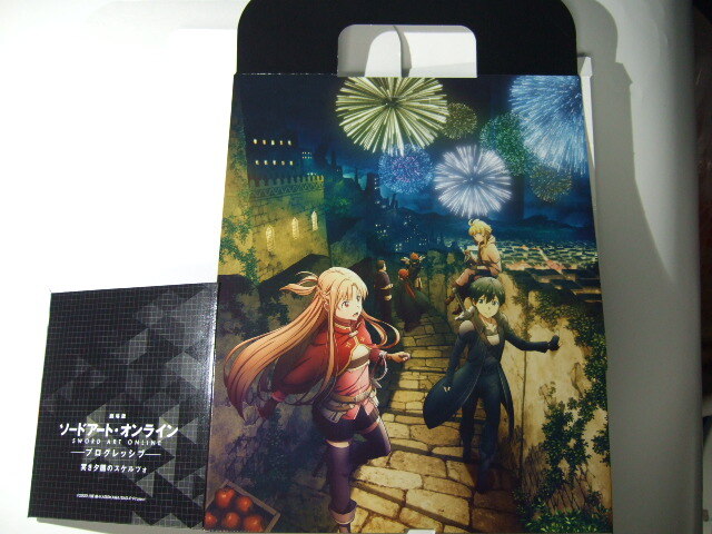 劇場版 ソードアート・オンライン プログレッシブ 冥き夕闇のスケルツォ ポップコーンボックス 220710 アスナ アルゴ キリト 映画 SAO拍卖