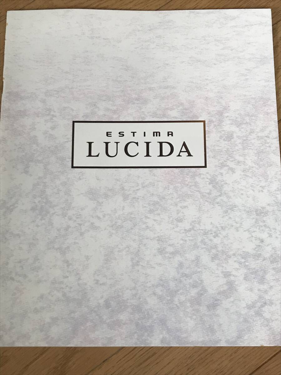 O02-59/ カタログ トヨタ エスティマ ルシーダ 1992年 平成4年 2400EFI2WD/4WD 2200ディーゼルターボ2WD/4WD拍卖