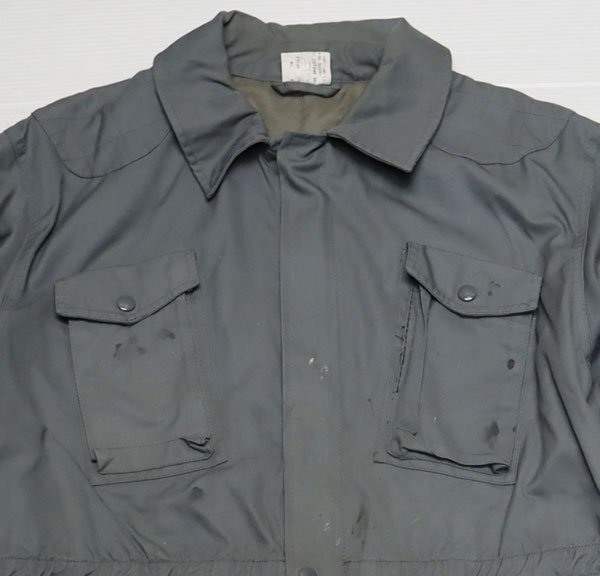 MJ40ヨーロッパ ミリタリーUNKNOWNユーロ古着イタリア軍実物ミリタリージャケット90’SビンテージXLビッグサイズ緑系コンバットジャケット拍卖