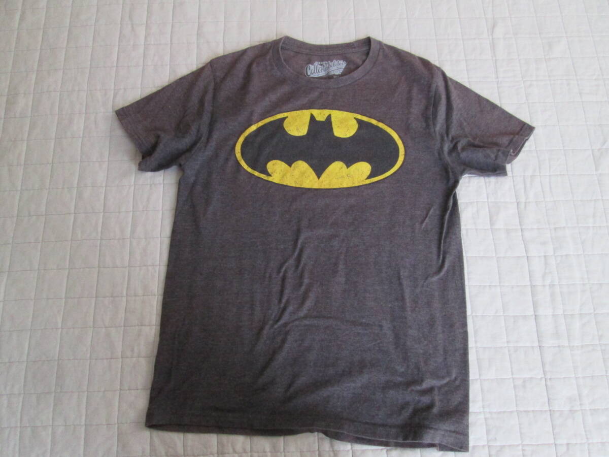古着 オールドネイビーOLD NAVY バットマンTシャツ S ブラウン/いい質感でています/男女兼用可☆USAブランド拍卖