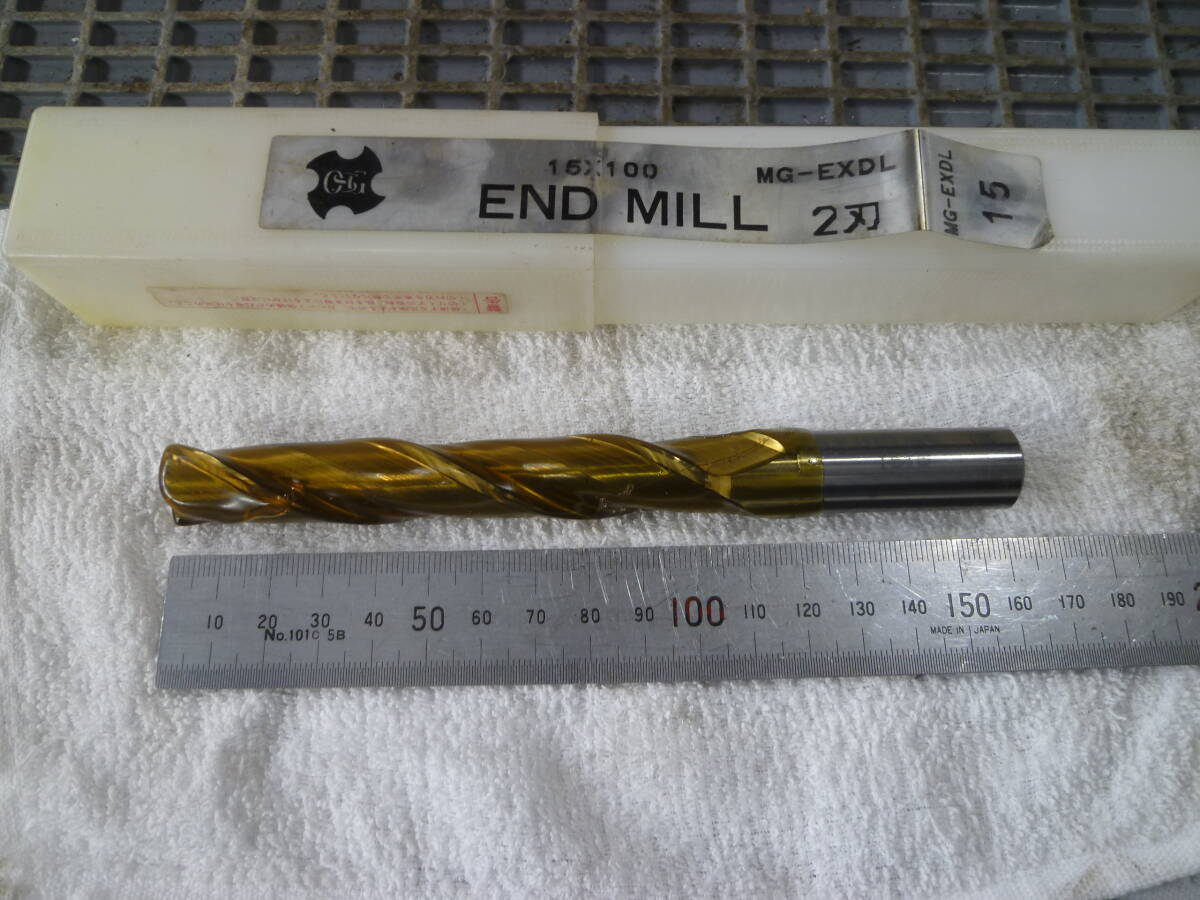 ◇15mm エキストラロングエンドミル・MG-EXDL 15 (AG2437) OSG◇拍卖