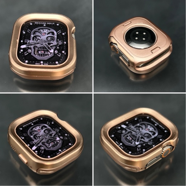 ローズ アルミニウム カバー ケース 49mm 49ミリ ウルトラ アップルウォッチ ultra AppleWatch拍卖