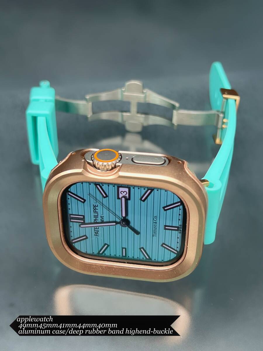 49mm 49ミリ ウルトラ アップルウォッチ アルミニウム カバー ケース ワイド ラバー ベルト ハイエンド バックル ultra Apple Watch拍卖