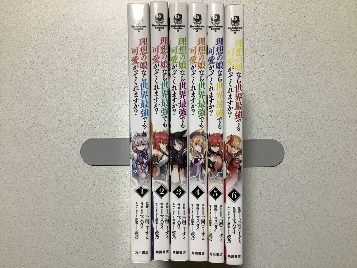 【全巻初版本・美品】理想の娘なら世界最強でも可愛がってくれますか? 1~6巻 セット まとめ 異世界 転生 転移 ファンタジー コミカライズ拍卖
