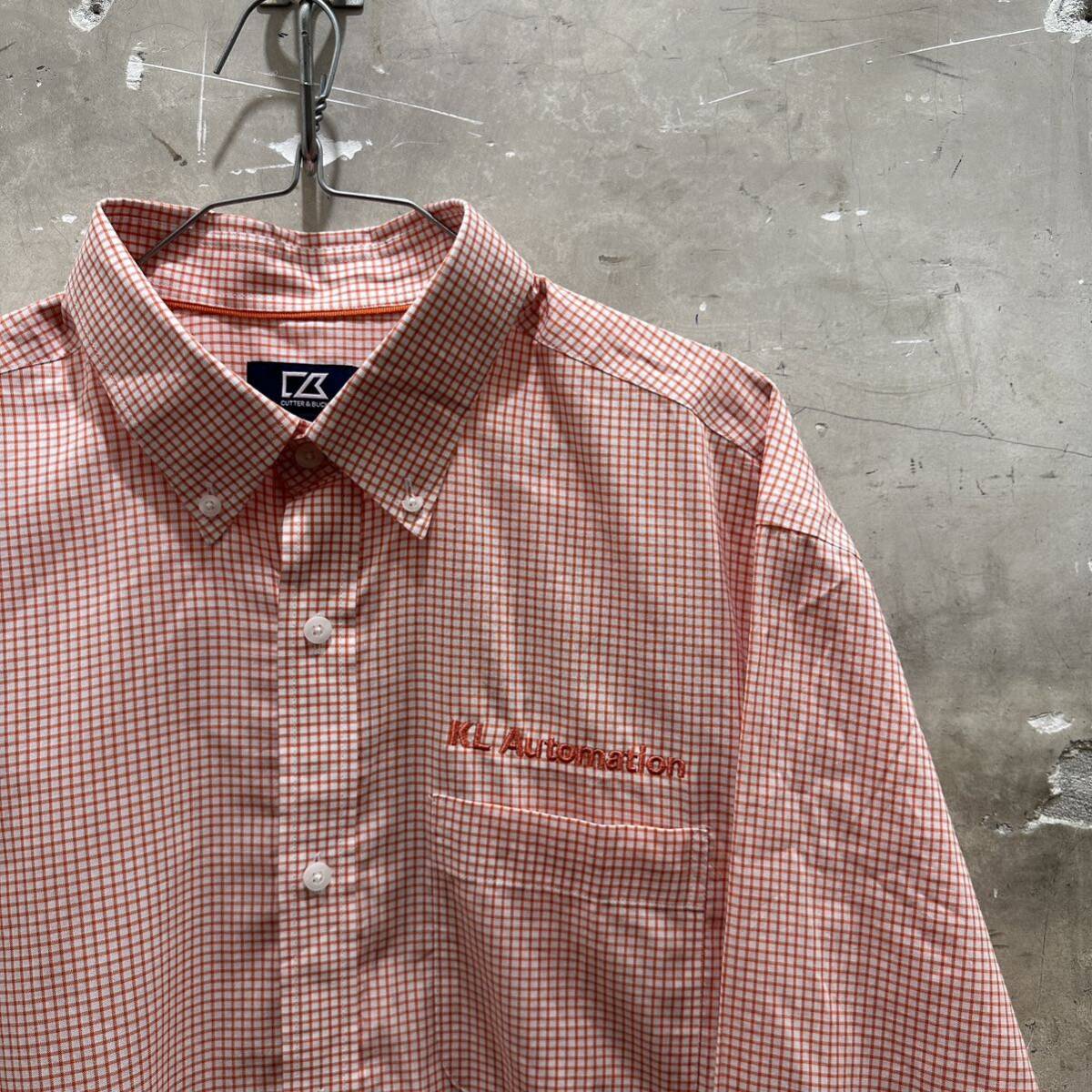 古着KL AUTOMATION 長袖BD チェックシャツ 企業モノ拍卖