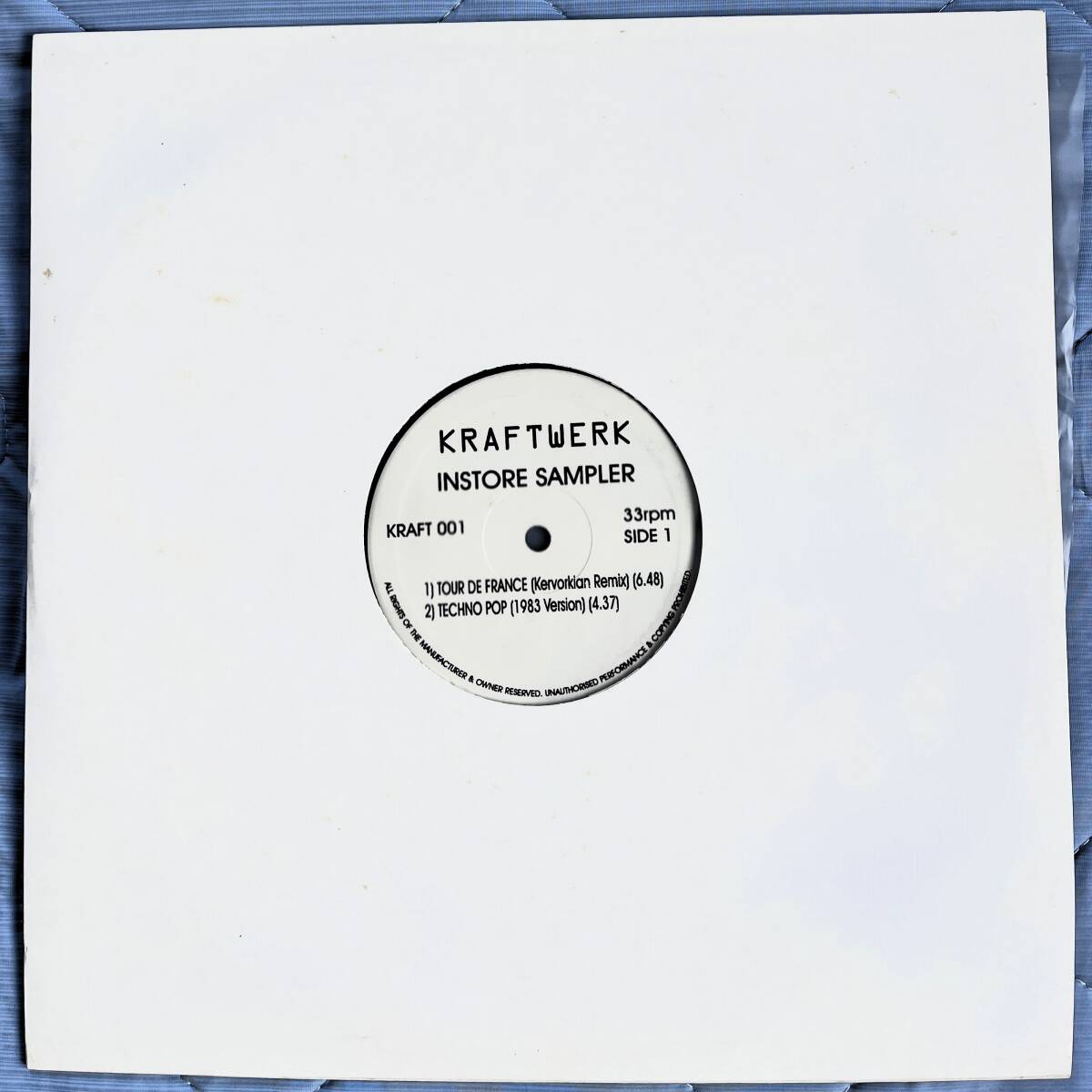 KRAFTWERK INTORE SAMPLER / クラフトワーク インストア・サンプラー / sample LP / KRAFT 001拍卖