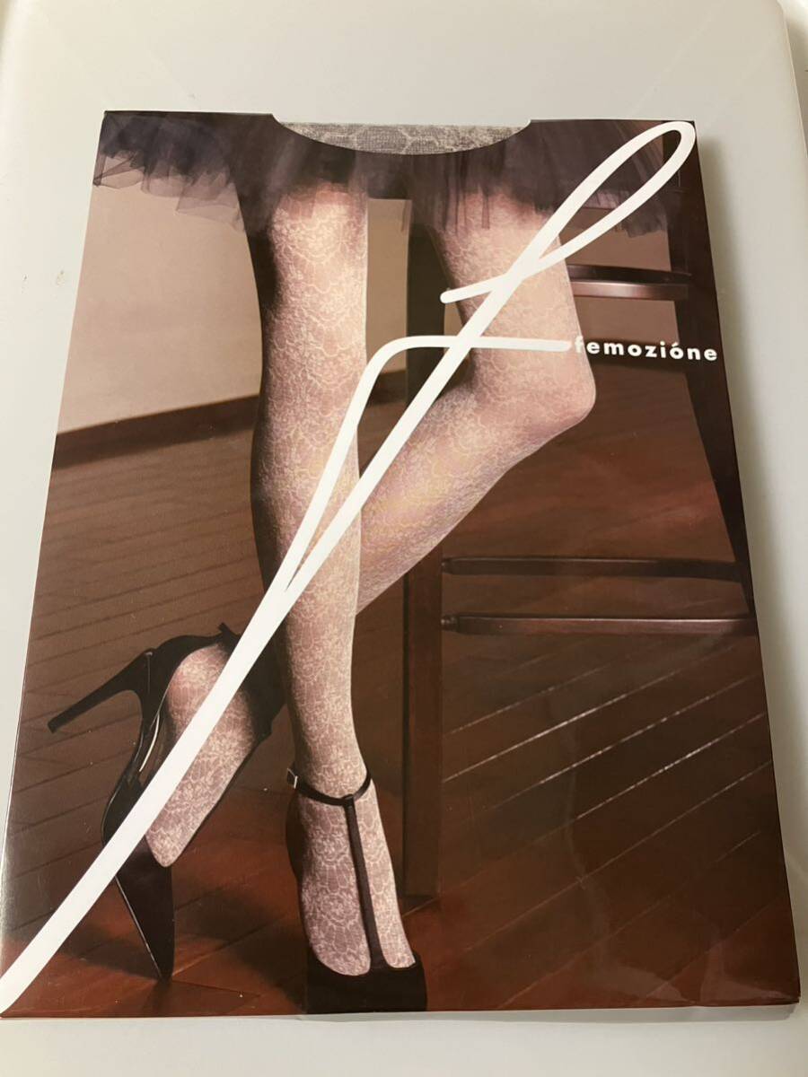 【送料無料】 fukuske 福助婦人 femozione ラ・スポーザ ディープパープル panty stocking パンスト 柄 デザイン パンティストッキング拍卖