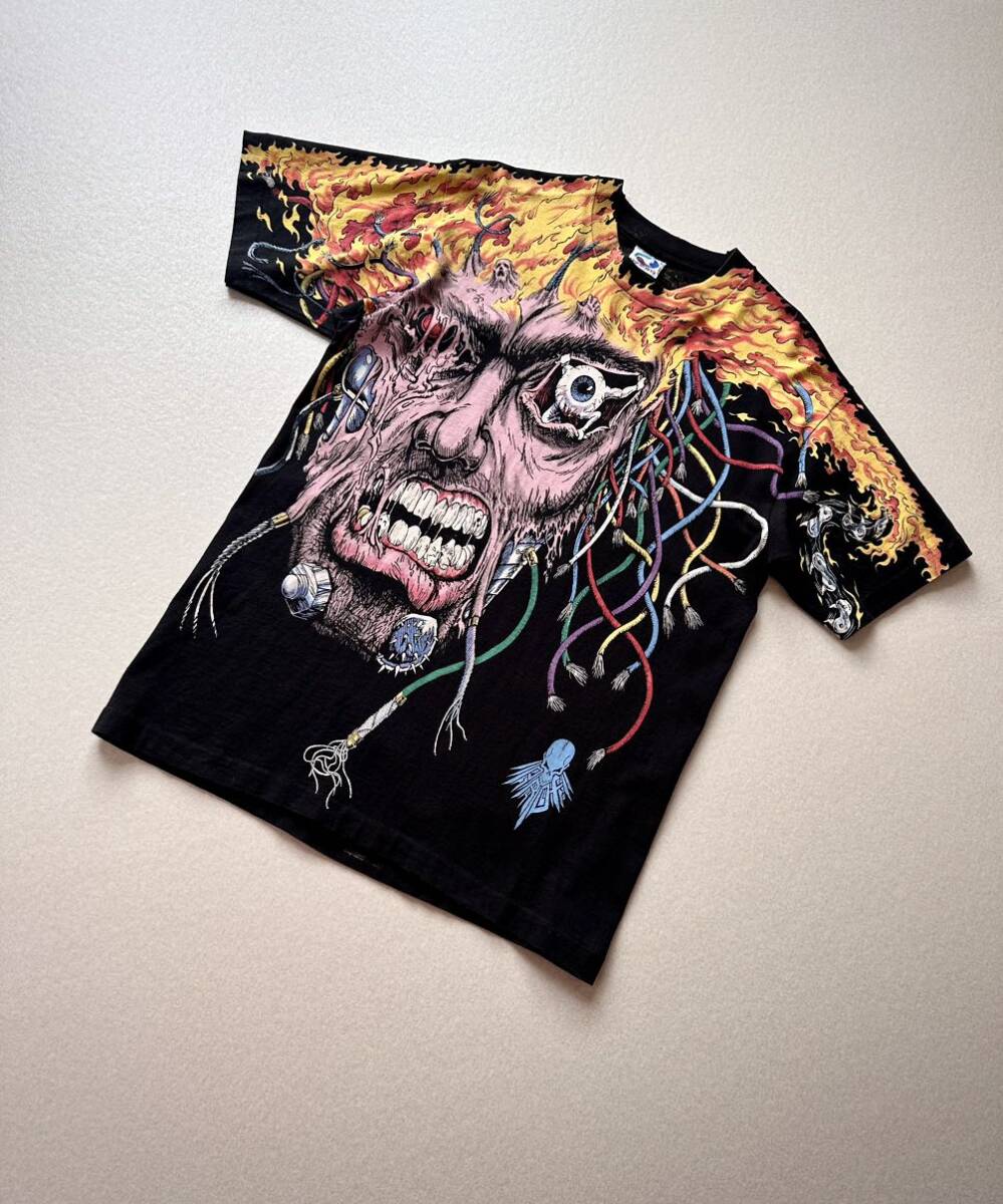 激レア本物 94s USA製 LIQUID BLUE WOLVERINE アメリカ製 リキッドブルー ウルヴァリン ダークファンタジー Tシャツ ビンテージ オリジナル拍卖