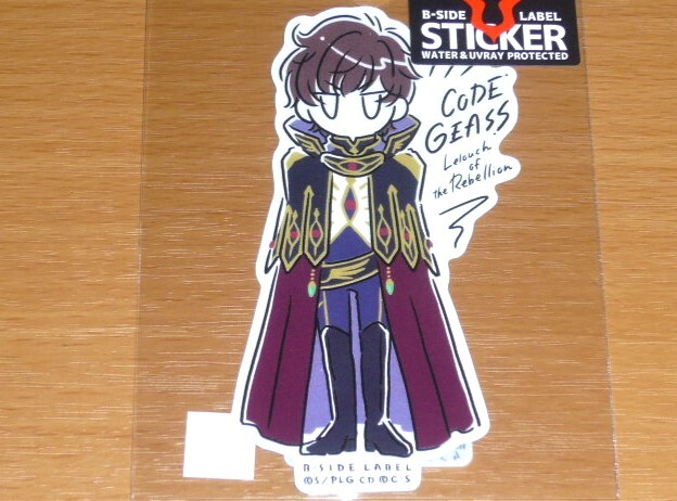 ◆コードギアス ステッカー◆スザク デフォルメ◆B-SIDE LABEL◆拍卖