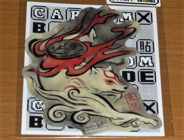 ◆大神 アマテラス ステッカー◆筆書き 天照◆B-SIDE LABEL◆カプコン◆拍卖