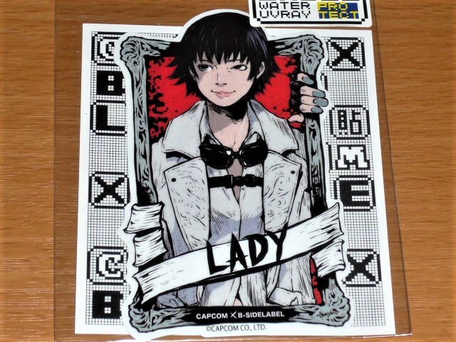 ◆デビルメイクライ ステッカー◆レディ LADY DMC◆B-SIDE LABEL◆カプコン◆拍卖