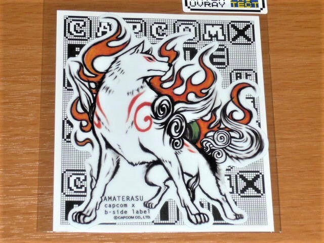 ◆大神 アマテラス ステッカー◆全身白フチ◆B-SIDE LABEL◆カプコン◆拍卖