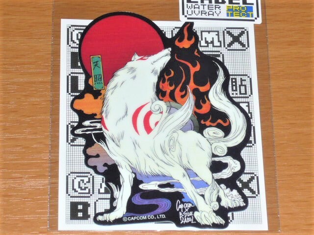 ◆大神 アマテラス ステッカー◆浮世絵 黒◆B-SIDE LABEL◆カプコン◆拍卖