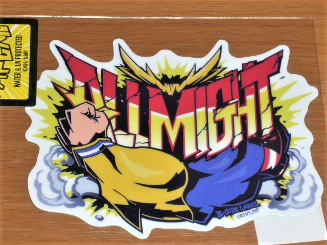 ◆ヒロアカ ステッカー◆オールマイト ロゴ◆B-SIDE LABEL◆拍卖
