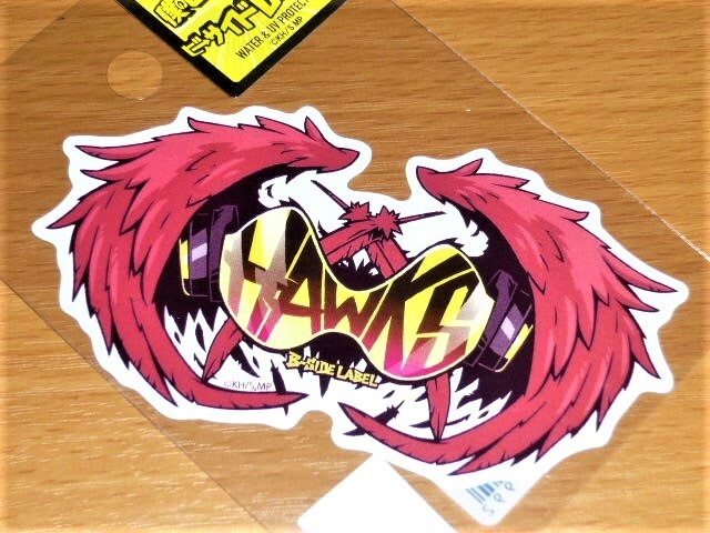 ◆ヒロアカ ステッカー◆ホークス ロゴ◆B-SIDE LABEL◆拍卖