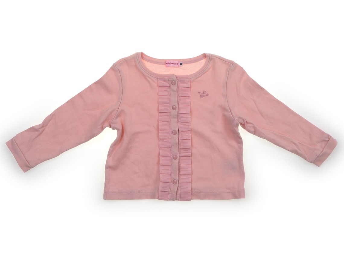 ミキハウス miki HOUSE カーディガン 90サイズ 女の子 子供服 ベビー服 キッズ拍卖