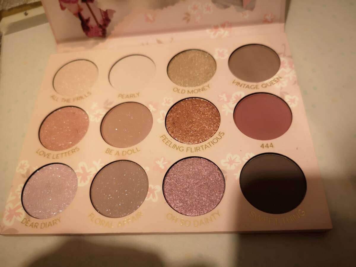 新品未使用品 カラーポップ アイシャドウパレット 12色 COLOUR POP Pretty Please ピンク ベージュ系 送料無料拍卖