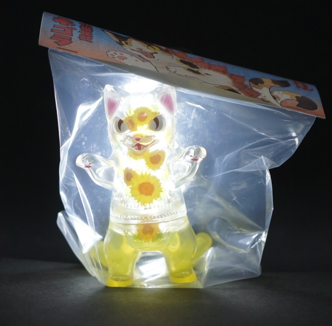 新品 送料無料 小夏屋 ネゴラ ひまわり クリア ソフビ フィギュア こなつ konatsuya sofubi sofvi negora 大王ネゴラ リュドラ拍卖