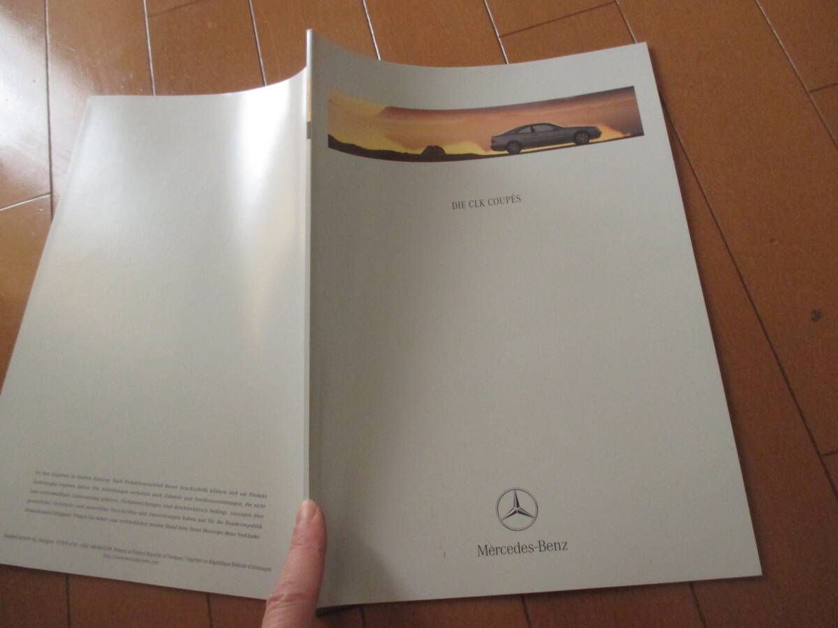 新ト42976 カタログ ■ベンツ● 外国語 CLK COUPES クーペ●1999 発行●52 ページ拍卖