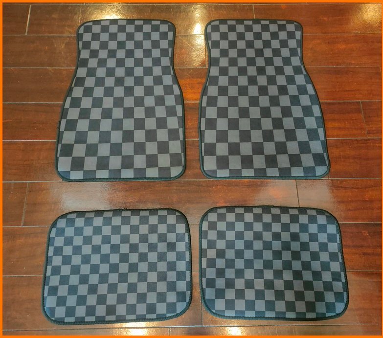 【送料無料】 チェックフロアマット BENZ Eクラスステーションワゴン 足マット フロアーマット 汎用拍卖