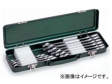 トネ/TONE 首振ラチェットめがねレンチセット 10点 品番:RMF100拍卖