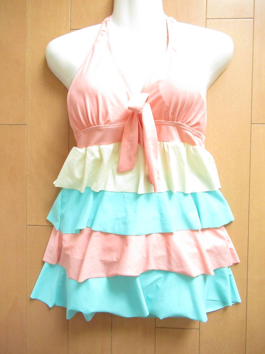 ★美品★ VICKI・VICKI 水着 スイムウェア トップス レディース Lサイズ SW10543拍卖