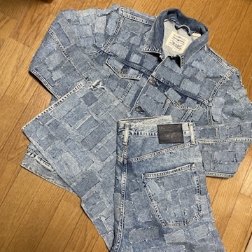LEVI’S MADE&CRAFTED TYPE III 3rd DARK MISSHAPES levis vintage clothingリーバイス サード デニム トラッカー セットアップ 上下拍卖