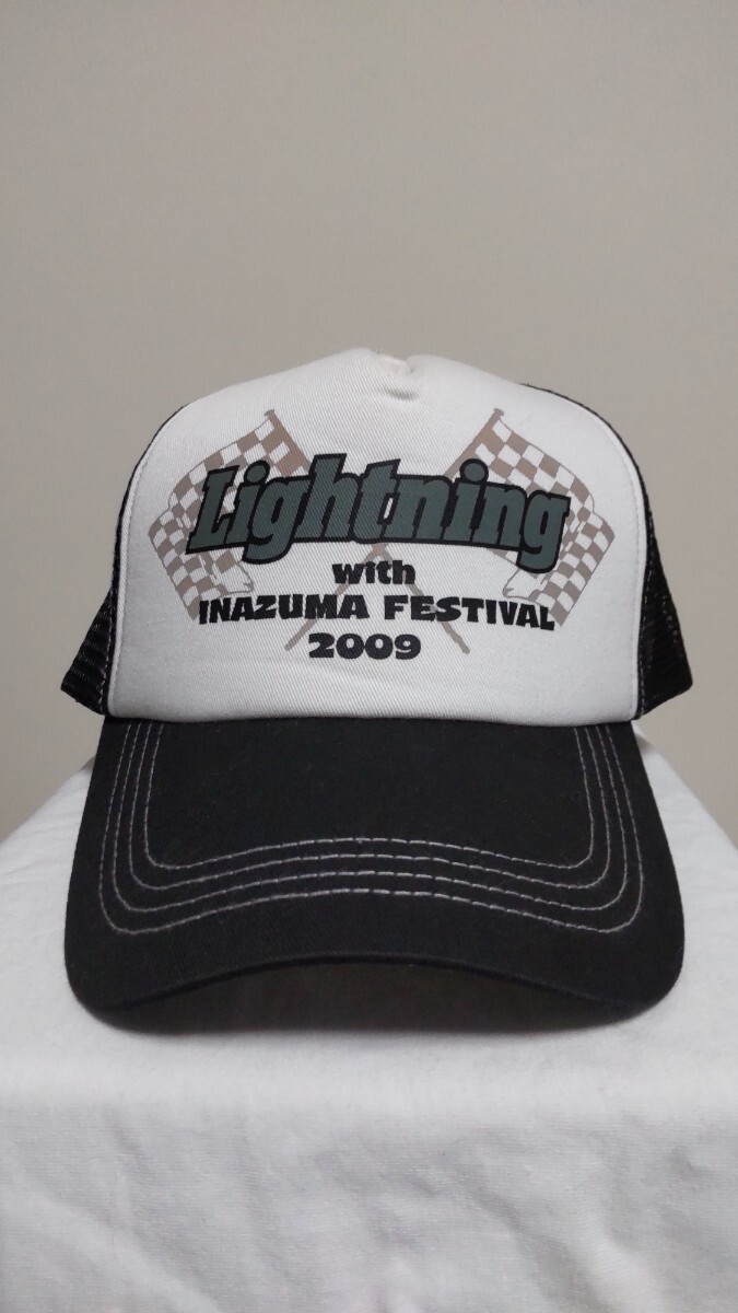 Lightning メッシュキャップ イナズマフェスティバル 2009 ライトニング 未使用 激レア 当時物 フェス CAP拍卖
