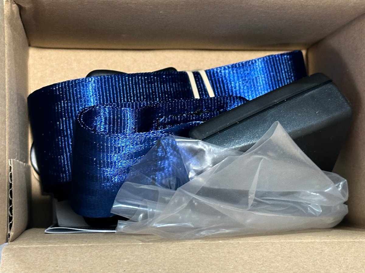 ローバーミニ スペアーズ社リア3点式シートベ(固定) ※青 MSSB1113BLUE kenz拍卖
