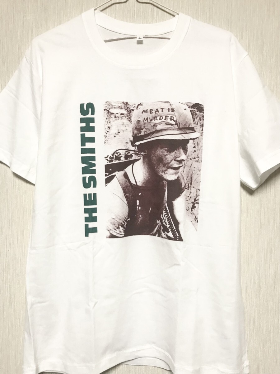 The Smiths ザ・スミス Tシャツ 半袖 ホワイト uk ロックバンド 80s UK ロックバンド イギリス モリッシー ジョニーマー 拍卖