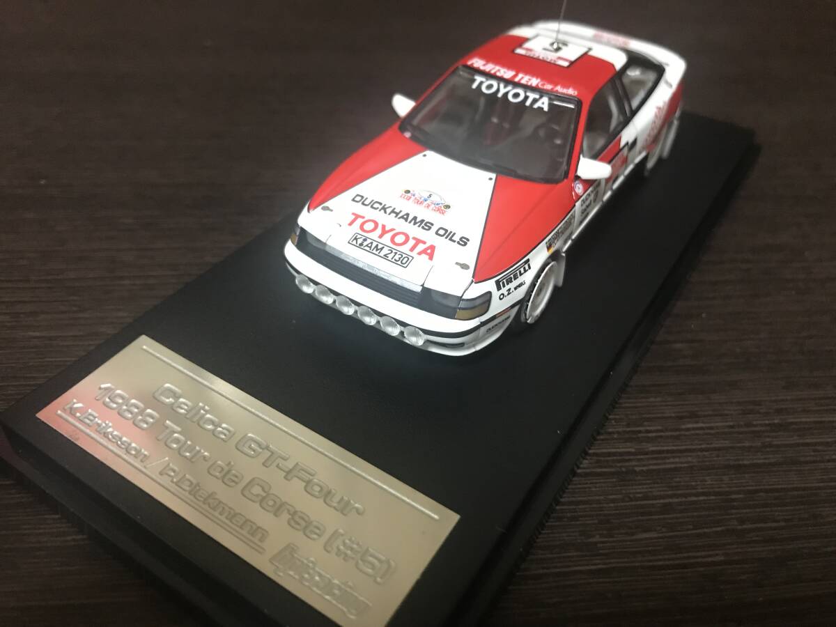 1/43 hpi トヨタ・セリカ GT-FOUR #5 K.エリクソン組 ツール・ド・コルス-ラリー6位 1988拍卖