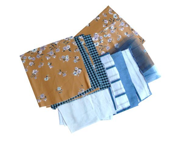 新品 生地 ハンドメイド ハギレ 25cm×25cm 20枚セット まとめて まとめ売り 小物 手芸 リメイク 未使用の布拍卖