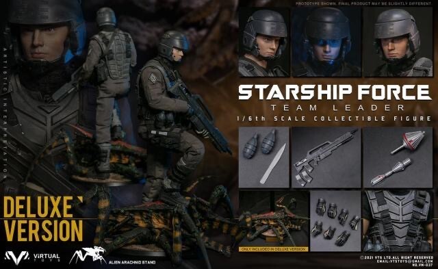 VS TOYS VM-037 1/6 Starship Force-Team Leader スターシップ フォース チームリーダー 1/6スケール フィギュア 豪華版拍卖
