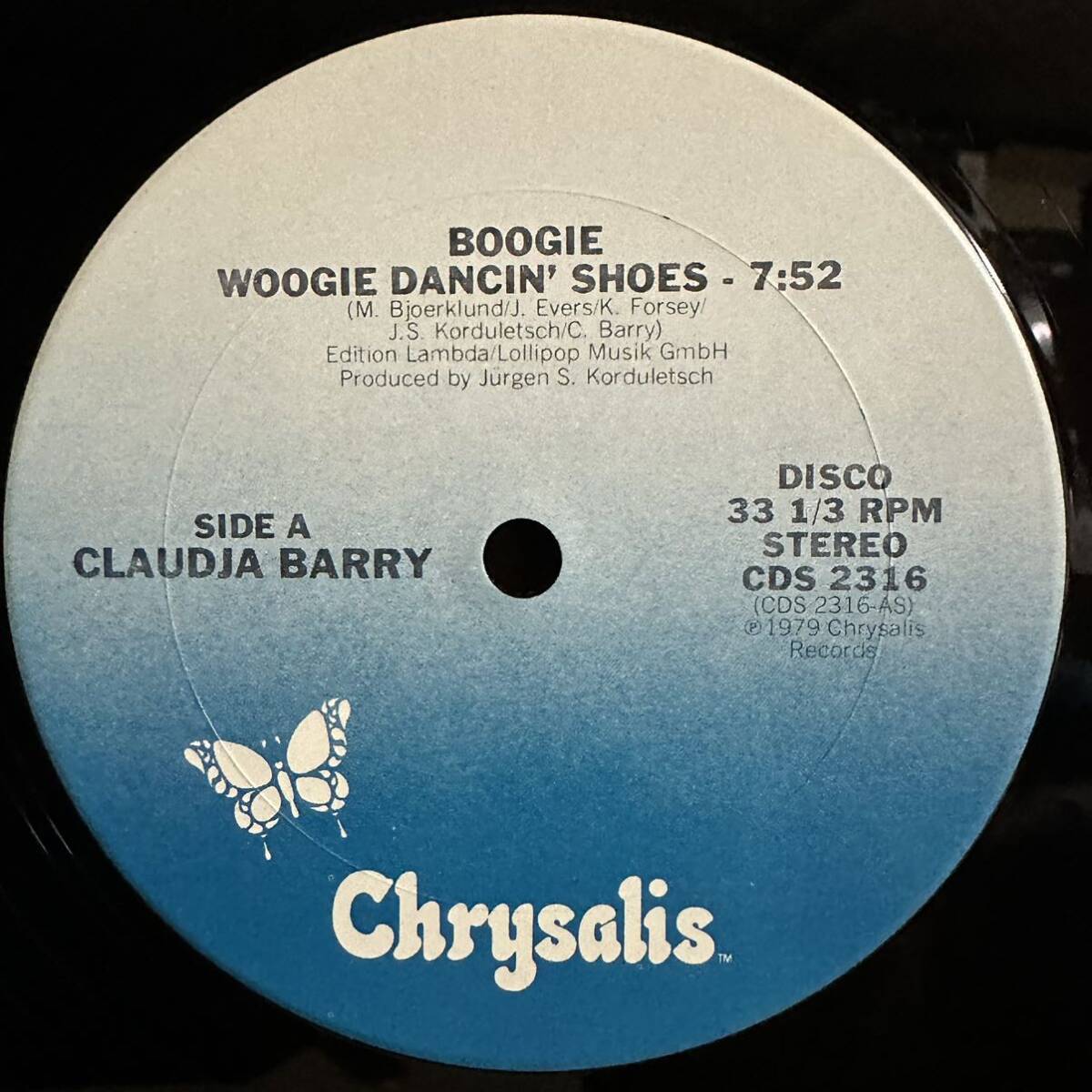 【12'】 CLAUDJA BARRY / BOOGIE WOOGIE DANCIN' SHOES拍卖