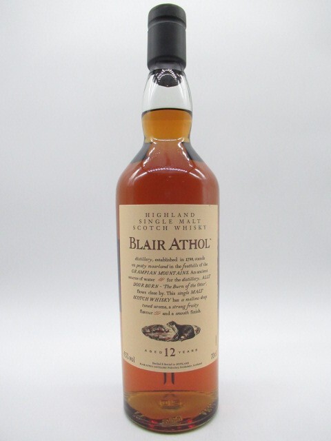 ブレアソール 12年 UD花と動物 箱なし 43度 700ml (ブレアアソール)拍卖