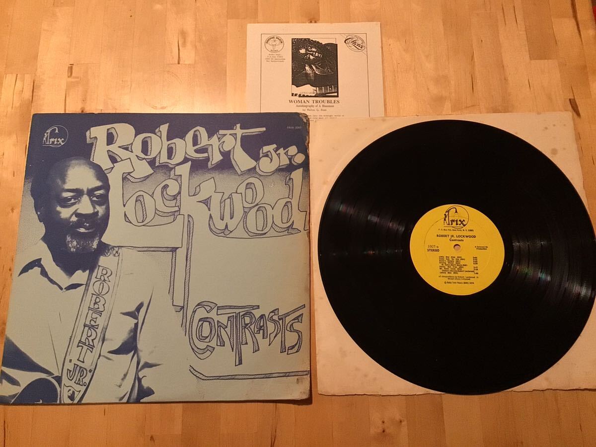 【LP】ROBERT JR. LOCKWOOD / CONTRASTS (TRIX 3307) / GEORGE COOK / GENE SCHWARTZ / 74年US盤拍卖