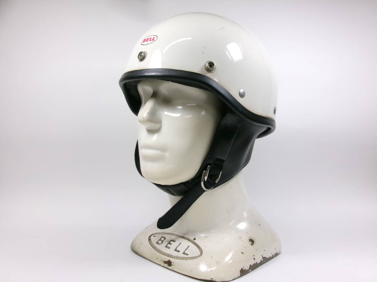 Sシェル!60s BELL SHORTY ハーフヘルメット 7 目深加工済み M ★ 60年代 ベル BELL 500TX McHAL ショーティ 旧車 ショベル パンヘッド拍卖