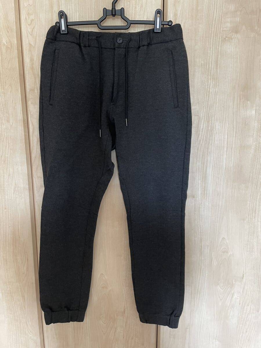 ★美品 JUNRED ジュン ジョガーパンツ スウェット チャコールグレー★拍卖