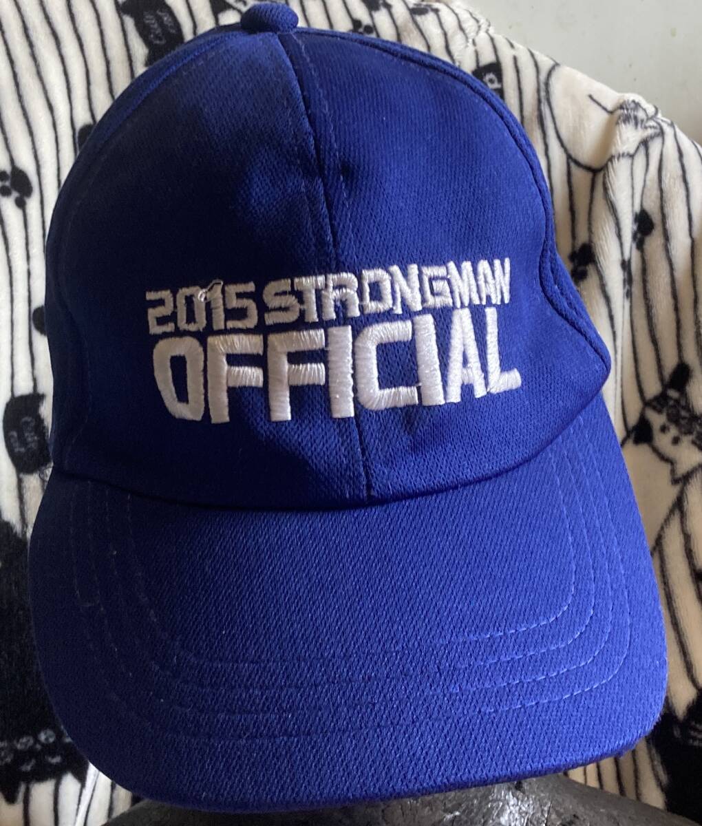 激レア♪訳ありキャップ【2015strdngman official/NEOSYSTEM】 紺カラー/スナップバック帽子/CAP/フリーサイズ/男女OKですー♪拍卖