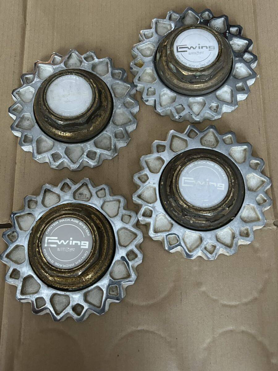 【253】★当時物★WORK Ewing ワーク イーウイングセンターキャップ 4個拍卖