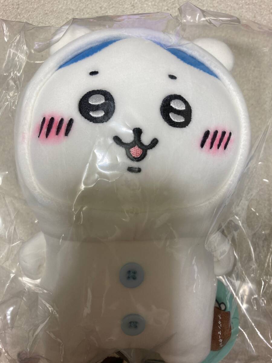 即決 新品未開封 ちいかわ 【ちいかわにかぶられたぬいぐるみS ハチワレ】 袋入り タグ付き ナガノのくま かぶられた ぬいぐるみ拍卖