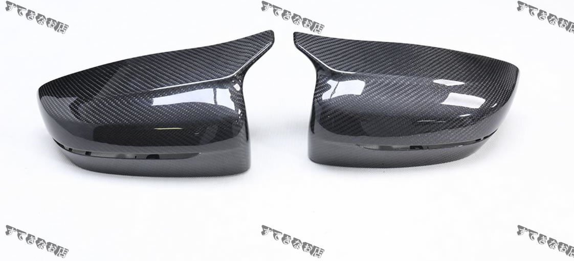 特売!専用 BMW 5シリーズ 525 528 530 G30 G38 ドライカーボン製 交換式 牛角型ミラーカバー 左右セット特売!拍卖