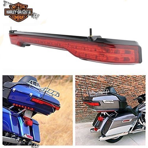 LED テールランプ ブラック 14年以降式のキングツアーパック用 ブレーキランプ ライト ツーリング FLHX FLHTC FLTR FLHR ツアラー拍卖