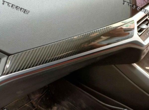 送料無料ドライカーボン製 BMW 3シリーズ G20 G21 320/330 内装パネル 助手席ダッシュボードパネル 2枚セット拍卖